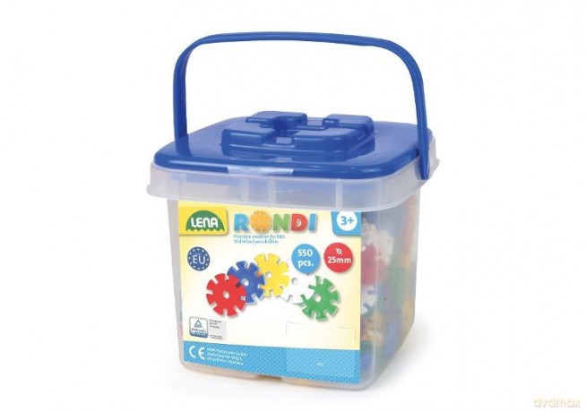 Klocki Rondi w wiaderku 550 elementów [KLOCKI]
