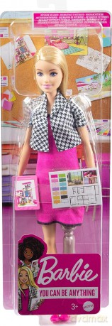 Lalka Barbie Kariera Projektantka wnętrz HCN12