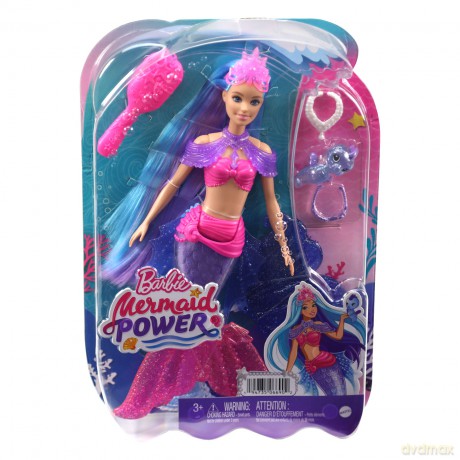 Lalka Barbie Syrenka Malibu Lalka filmowa HHG52