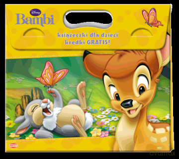 Bambi + kredki (Disney) [KSIĄŻKA]