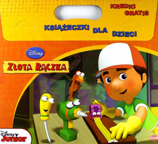 Maniek Złota rączka + kredki (Disney) [KSIĄŻKA]
