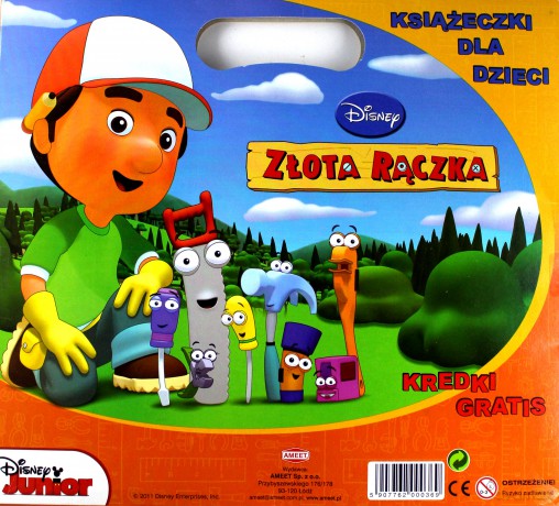 Maniek Złota rączka + kredki (Disney) [KSIĄŻKA]