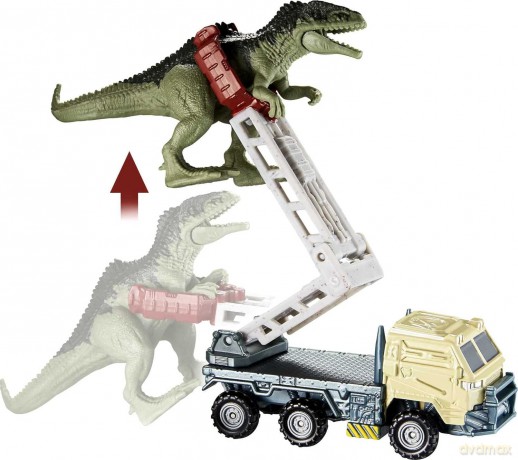 Pojazd Matchbox Jurassic World Transporter Dinozaurów Giant Dino Loader