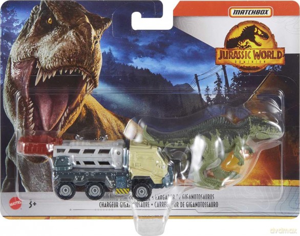 Pojazd Matchbox Jurassic World Transporter Dinozaurów Giant Dino Loader