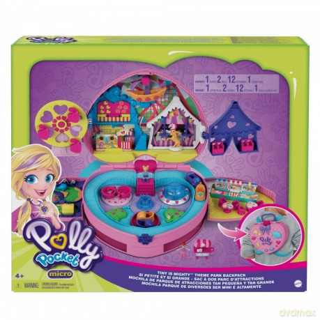 Zestaw figurek Polly Pocket Plecak rozkładany Park rozrywki GYK91 [FIGURKA]