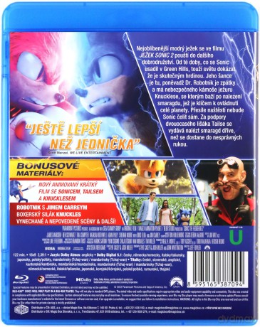 Sonic 2. Szybki jak błyskawica [Blu-Ray]