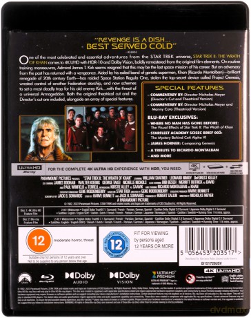 Star Trek II: The Wrath of Khan (Star Trek II: Gniew Khana) [Blu-Ray 4K]+[Blu-Ray]