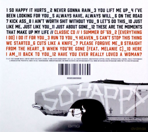 Bryan Adams: So Happy It Hurts (Super Deluxe) [2CD]