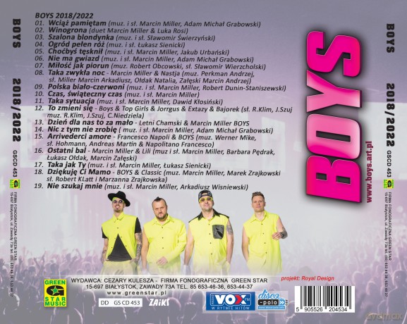 Boys: 18-22 [CD]