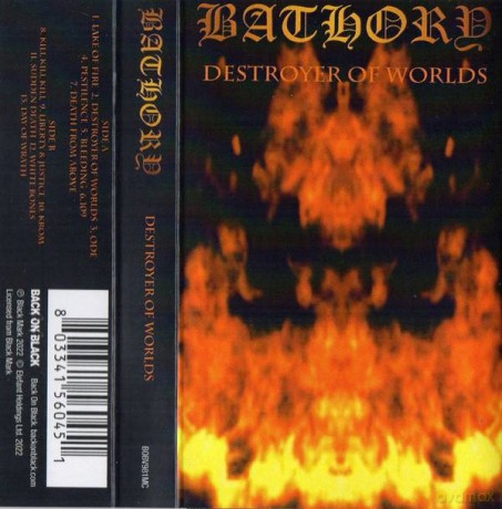 Bathory: Destroyer Of Worlds [KASETA]
