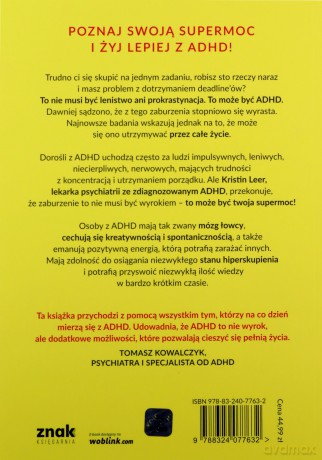 ADHD. Mózg łowcy i inne supermoce - Kristin Leer [KSIĄŻKA]