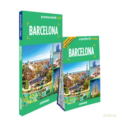 Barcelona light przewodnik + mapa [KSIĄŻKA]