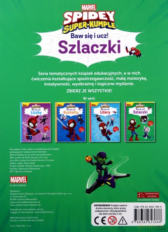 Baw się i ucz! Szlaczki Marvel Spidey i Super-Kumple [KSIĄŻKA]