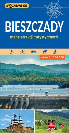Bieszczady Mapa atrakcji turystycznych