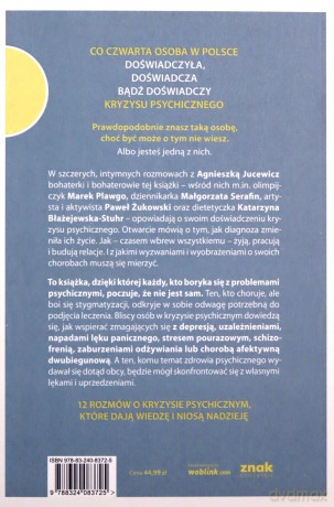 Czasem czuję mocniej. Rozmowy o wychodzeniu z kryzysu psychicznego - Agnieszka Jucewicz [KSIĄŻKA]