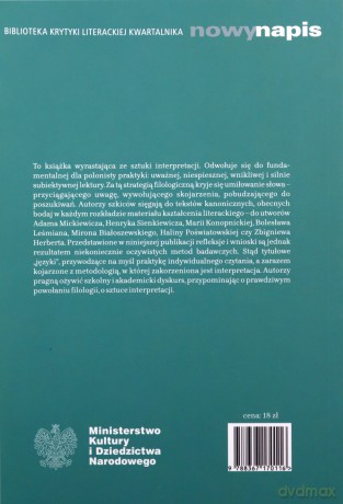 Czytanie językami Praktyki interpretacyjne dla nauczycieli i studentów [KSIĄŻKA]