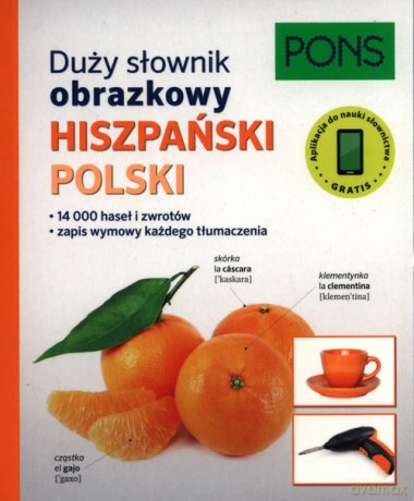 Duży słownik obrazkowy Hiszpański PONS [KSIĄŻKA]