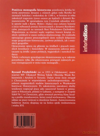 Dynastie w Księstwie Halicko-Włodzimierskim do roku 1340 - Ryszard Przybyliński [KSIĄŻKA]