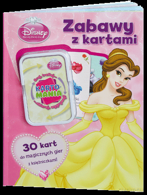 Zabawy z kartami: księżniczki (Disney) [KSIĄŻKA]
