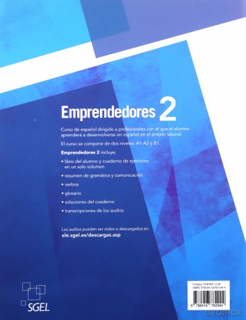 Emprendedores 2 Podręcznik + ćwiczenia + zawartość online - Alonso Geni, Gonzalez Marta [KSIĄŻKA]