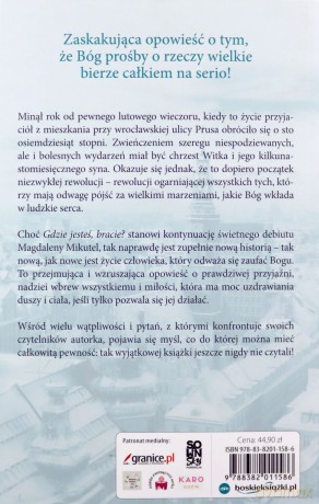 Gdzie jesteś bracie - Magdalena Mikutel [KSIĄŻKA]