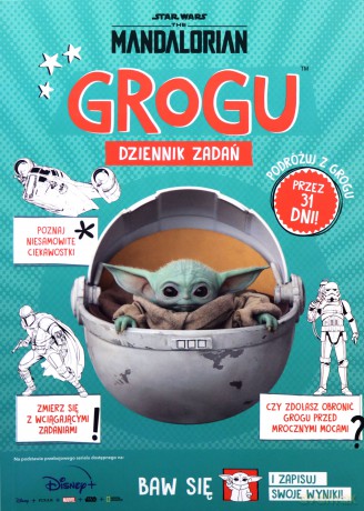 Grogu Dziennik zadań Star Wars The Mandalorian [KSIĄŻKA]