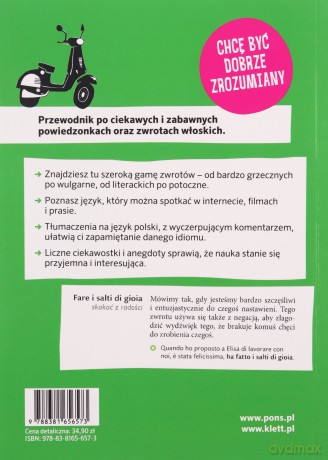 Księga idiomów, czyli: Acqua in bocca Język włoski [KSIĄŻKA]