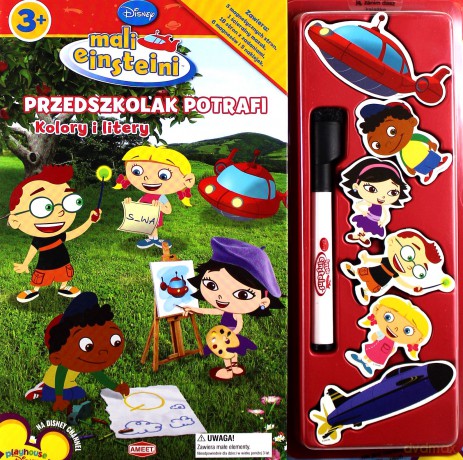 Mali Einsteini. Kolory i litery + Mazak  (Disney) [KSIĄŻKA]
