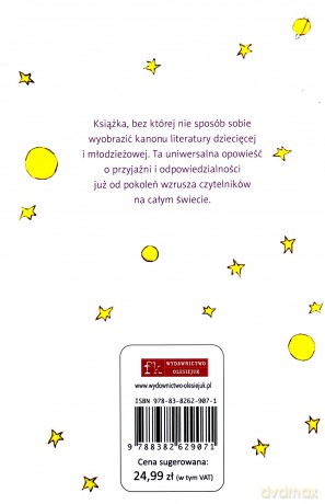 Mały Książę - Saint-Exupery Antoine de [KSIĄŻKA]
