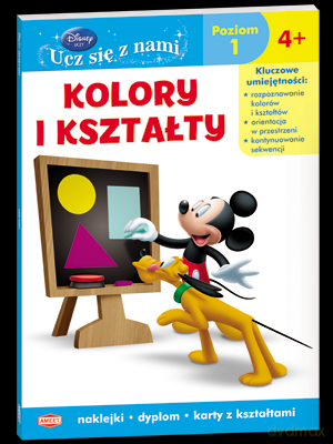 Klub przyjaciół Myszki Miki. Kolory i kształty (Disney) [KSIĄŻKA]