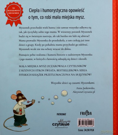 Myszonek chce po swojemu - Riikka Jäntti [KSIĄŻKA]