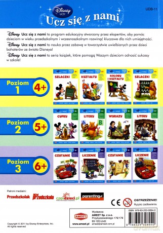 Disney księżniczka. Litery (Disney) [KSIĄŻKA]