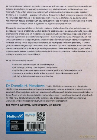 Myślenie systemowe. Wprowadzenie - H. Meadows Donella [KSIĄŻKA]