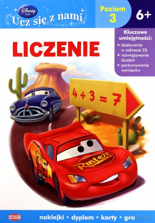 Auta. Liczenie (Cars) (Disney) [KSIĄŻKA]
