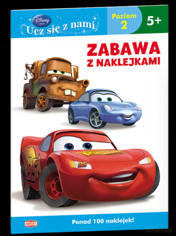 Auta. Zabawa z naklejkami od 5 lat (Cars) (Cars) (Disney) [KSIĄŻKA]