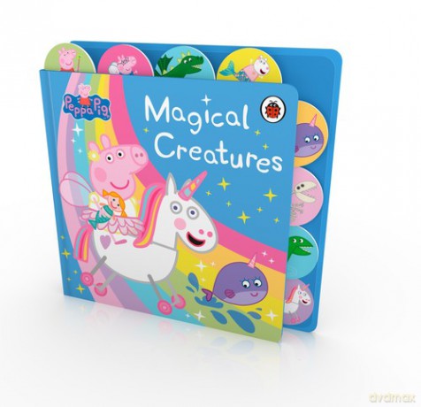 Peppa Pig: Magical Creatures Tabbed Board Book [KSIĄŻKA]