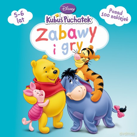 Kubuś Puchatek - zabawy i gry 5/6 lat (Disney) [KSIĄŻKA]