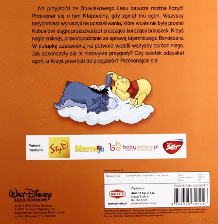Kubuś Puchatek i przyjaciele (Disney) [KSIĄŻKA]+[CD]