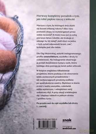 Szydełkiem i na drutach Kreatywnie, łatwo i z czułością - Olga Woźnicka [KSIĄŻKA]