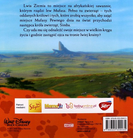 Król Lew (Disney) [KSIĄŻKA]+[CD]