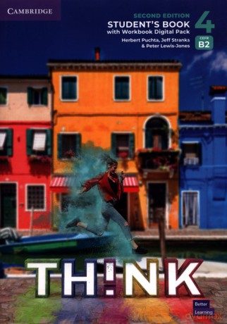 Think 4 Student's Book with Workbook Digital Pack British English - Puchta Herbert, Stranks Jeff, Lewis-Jones Peter [KSIĄŻKA]