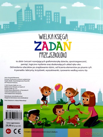 Wielka księga zadań przedszkolaka [KSIĄŻKA]
