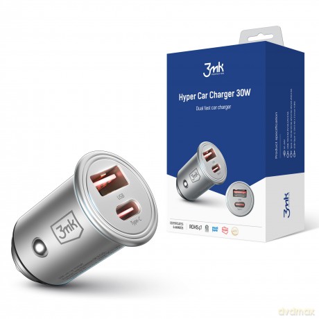 Ładowarka Samochodowa 3mk Hyper Car Charger 30W
