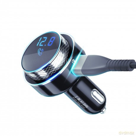 Transmiter 3mk Hyper Car FM LED Bluetooth 2x USB