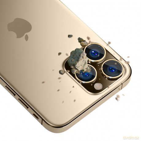 Ochrona na obiektyw aparatu do Apple iPhone 13 Pro/13 Pro Max - 3mk Lens Protection Pro Gold