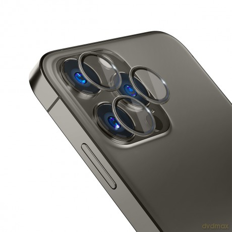 Szkło na aparat do Apple iPhone 13 Pro/13 Pro Max - 3mk Lens Protection Pro Graphite Gray