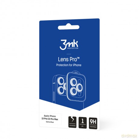 Apple iPhone 13 Pro/13 Pro Max - 3mk Lens Protection Pro Sierra Blue