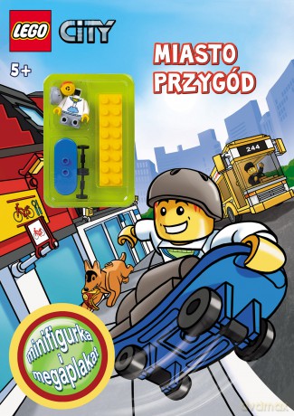Lego city. Miasto przygód + figurka [KSIĄŻKA]
