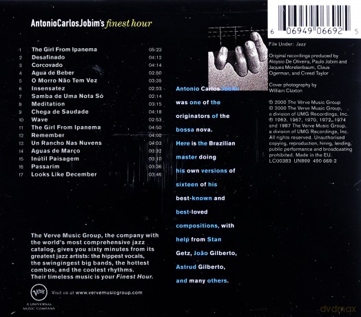 Antonio Carlos Jobim: Finest Hour [CD]