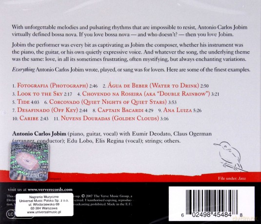 Antonio Carlos Jobim: For Lovers [CD]